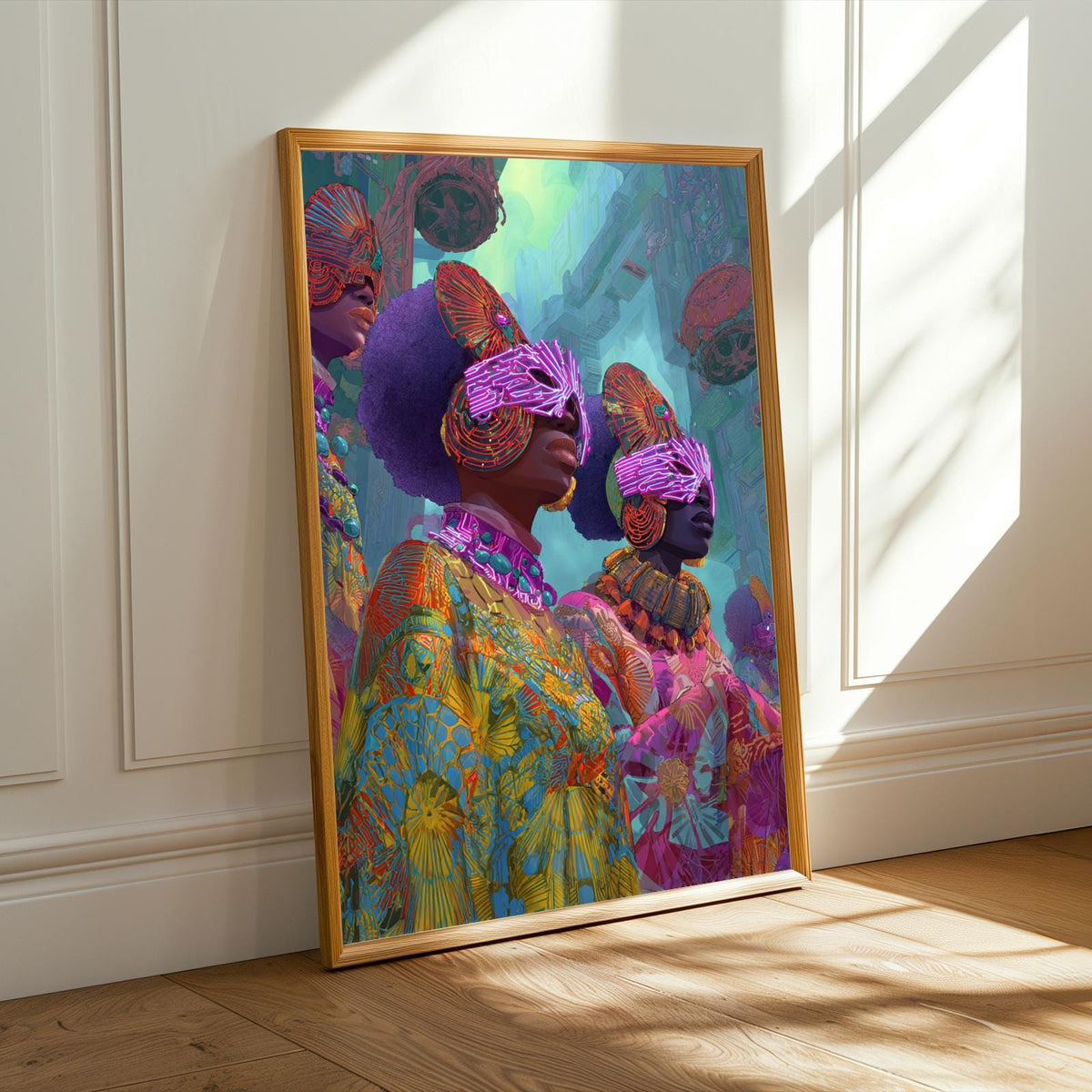 Afrofuturism Wall Art Print Soluna Soul