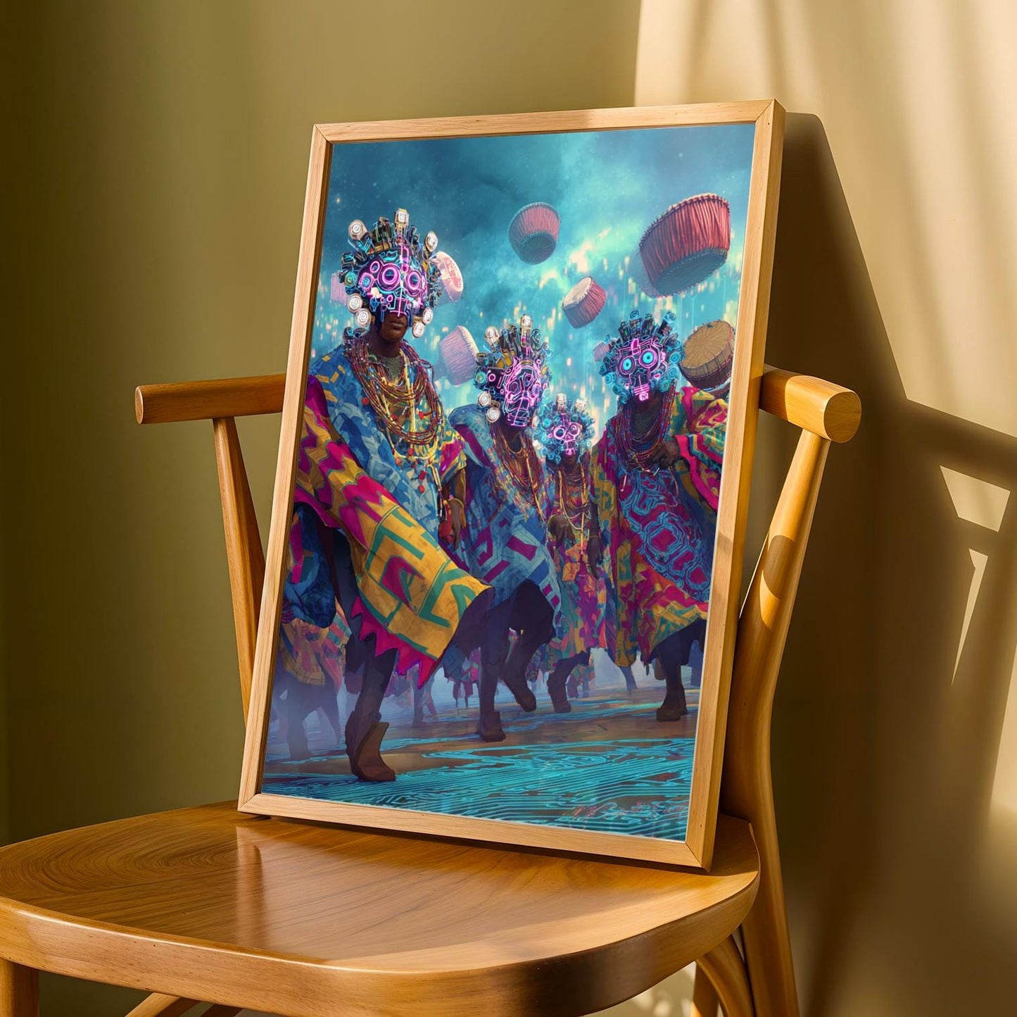 Afrofuturism Wall Art Print