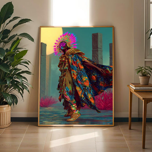 Afrofuturism Wall Art Print