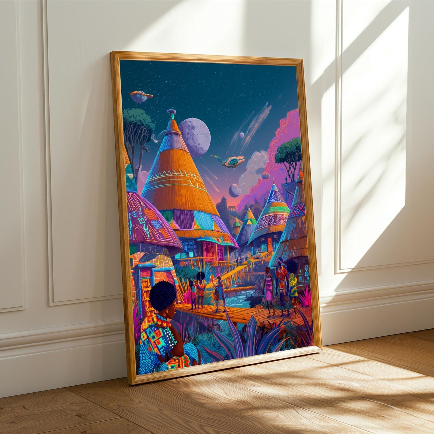 Afrofuturism Wall Art Print