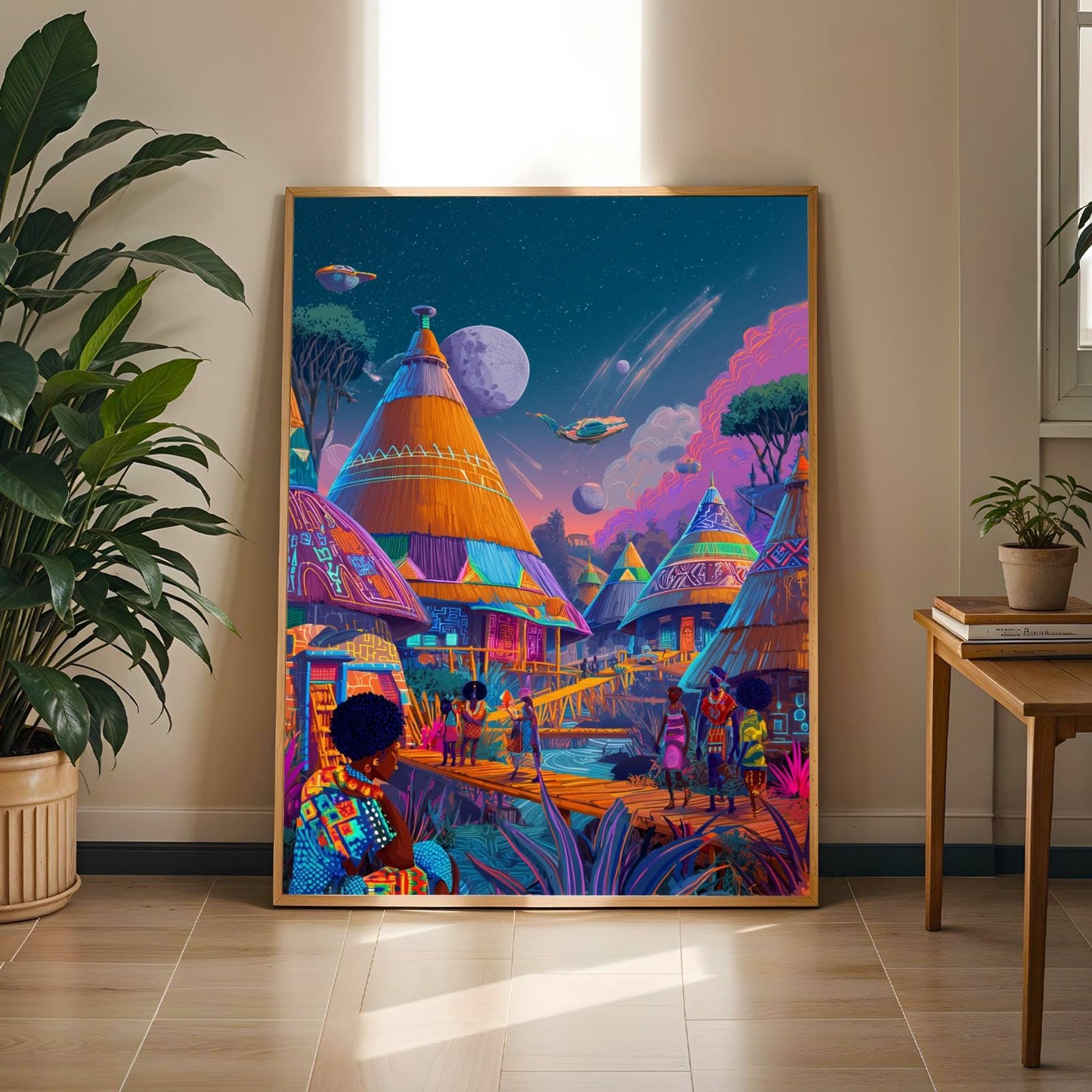 Afrofuturism Wall Art Print