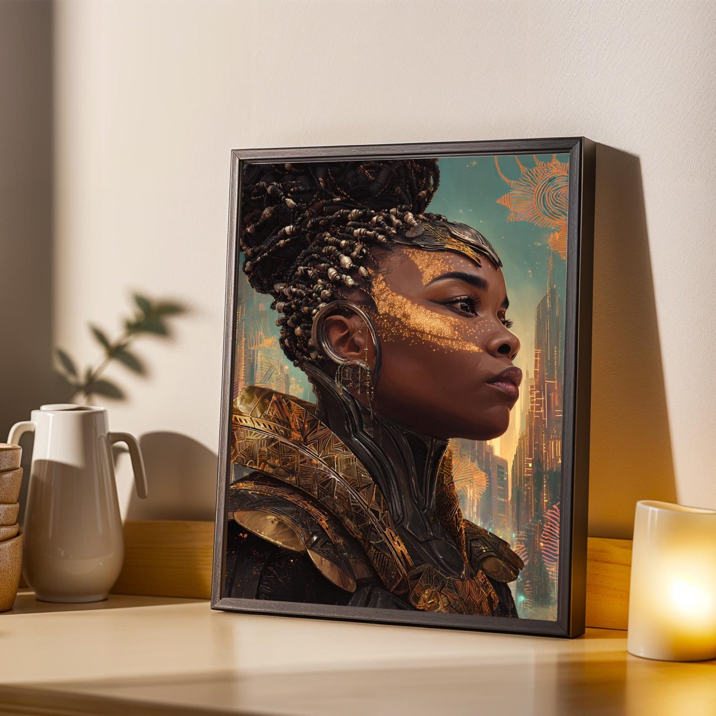 Afrofuturism Wall Art Print
