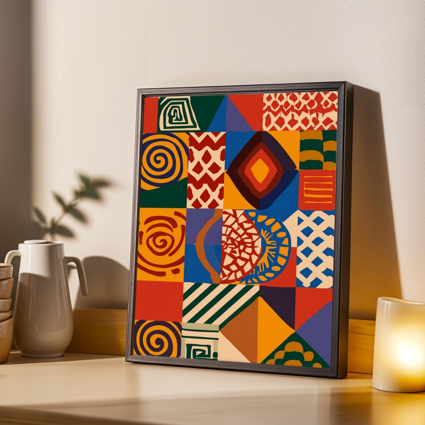 Abstract Wall Art Print Soluna Soul