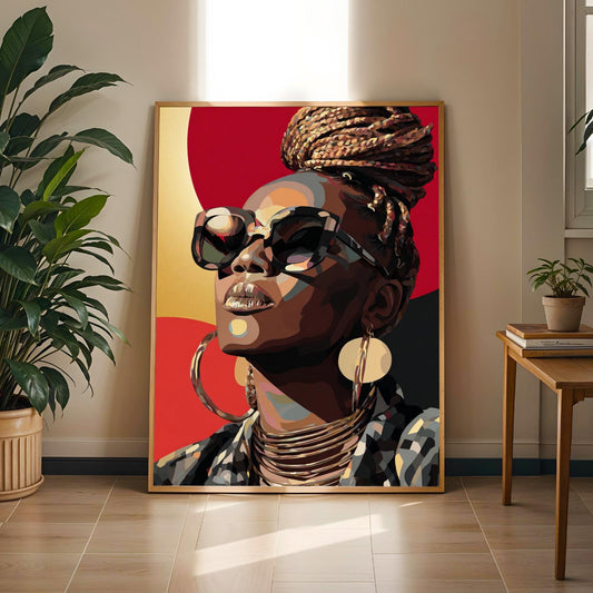 Grace Defined - Elegant Woman Wall Art Print Soluna Soul