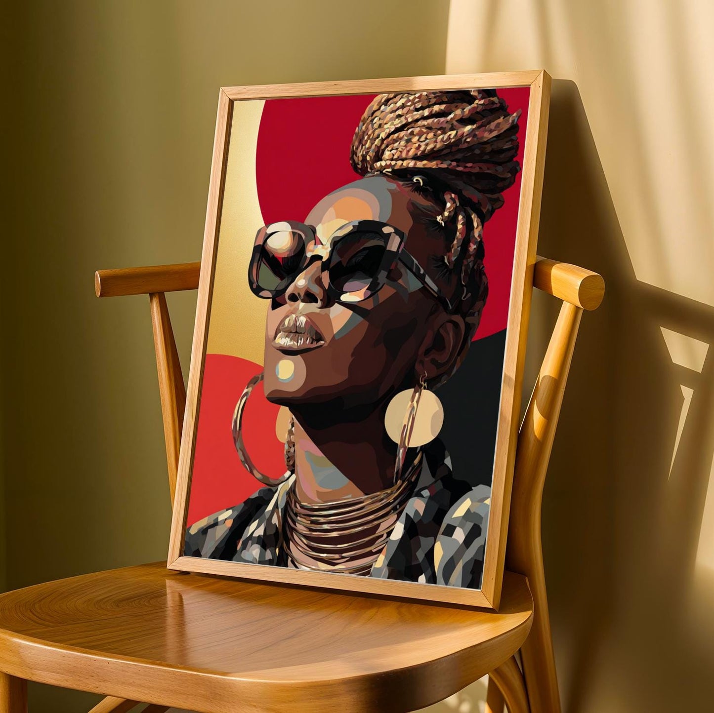 Grace Defined - Elegant Woman Wall Art Print