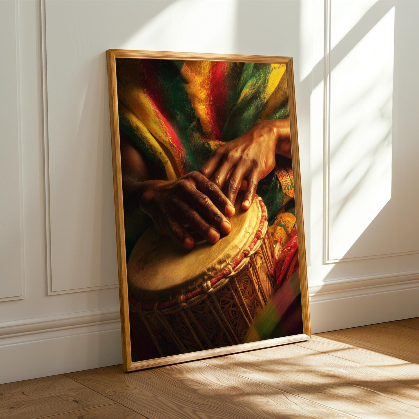Traditional Djembe Wall Art Print