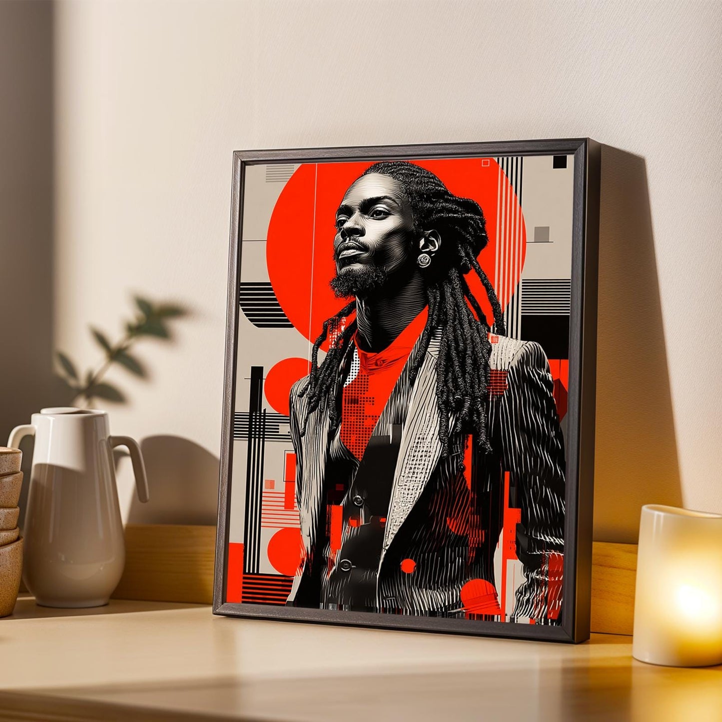 Stength of a Man Wall Art Print