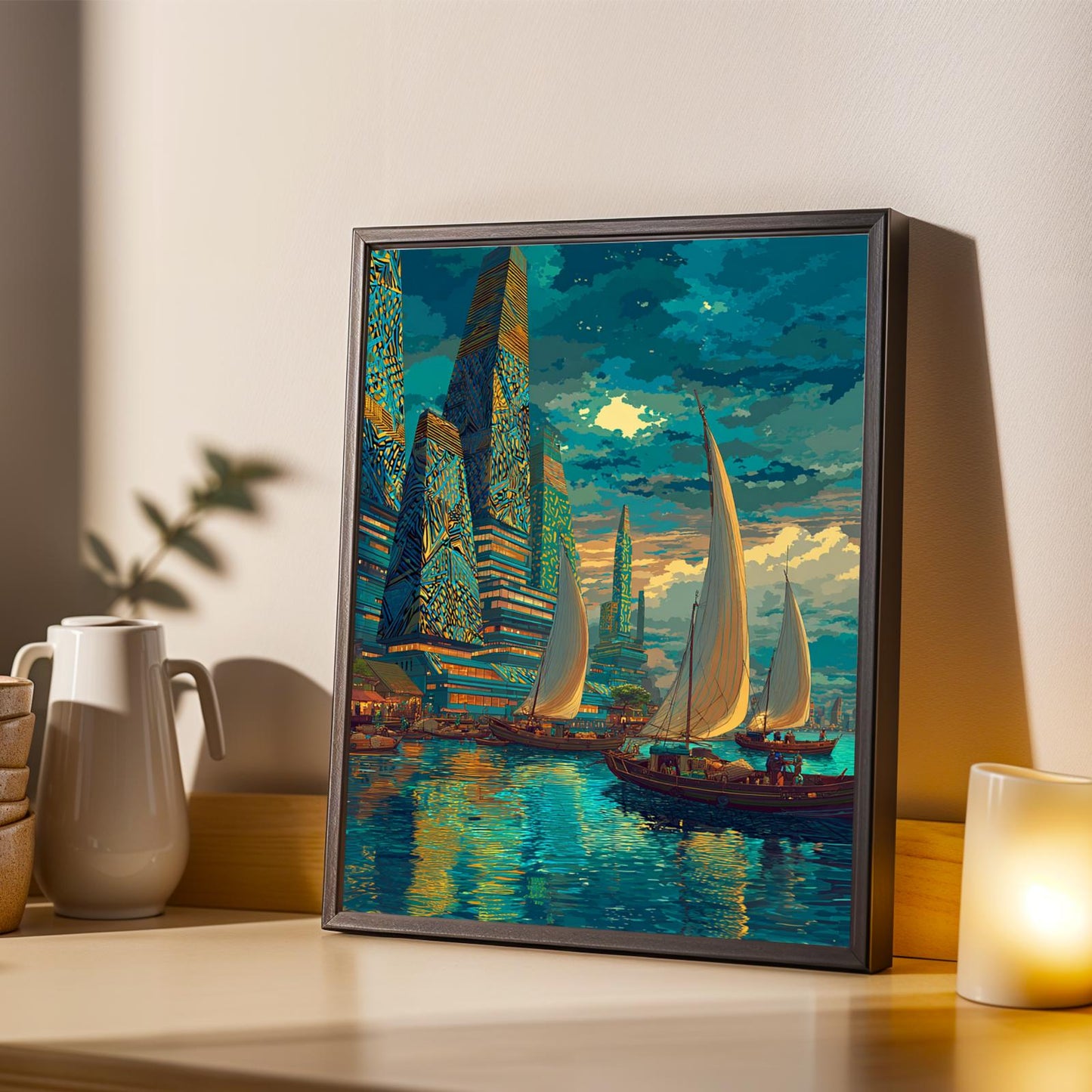 Afrofuturism Wall Art Print Soluna Soul