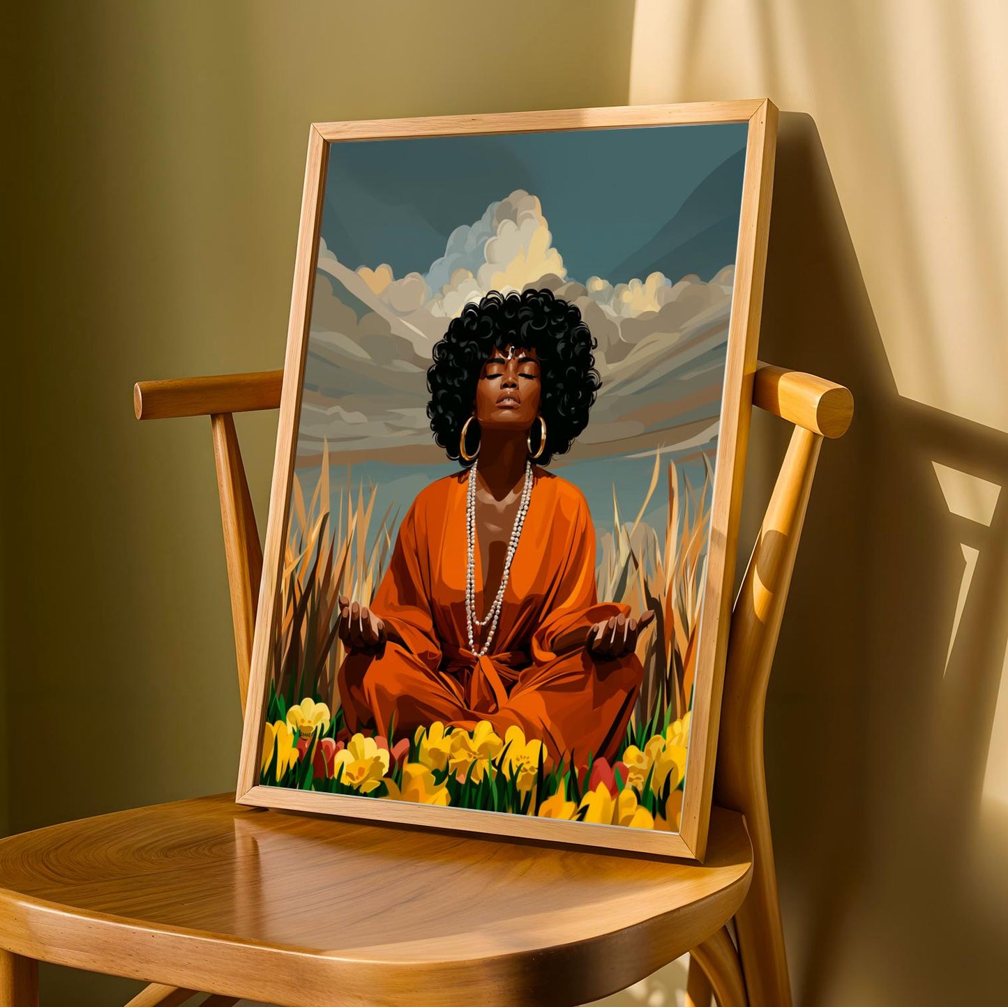 Meditation In Nature Wall Art Print