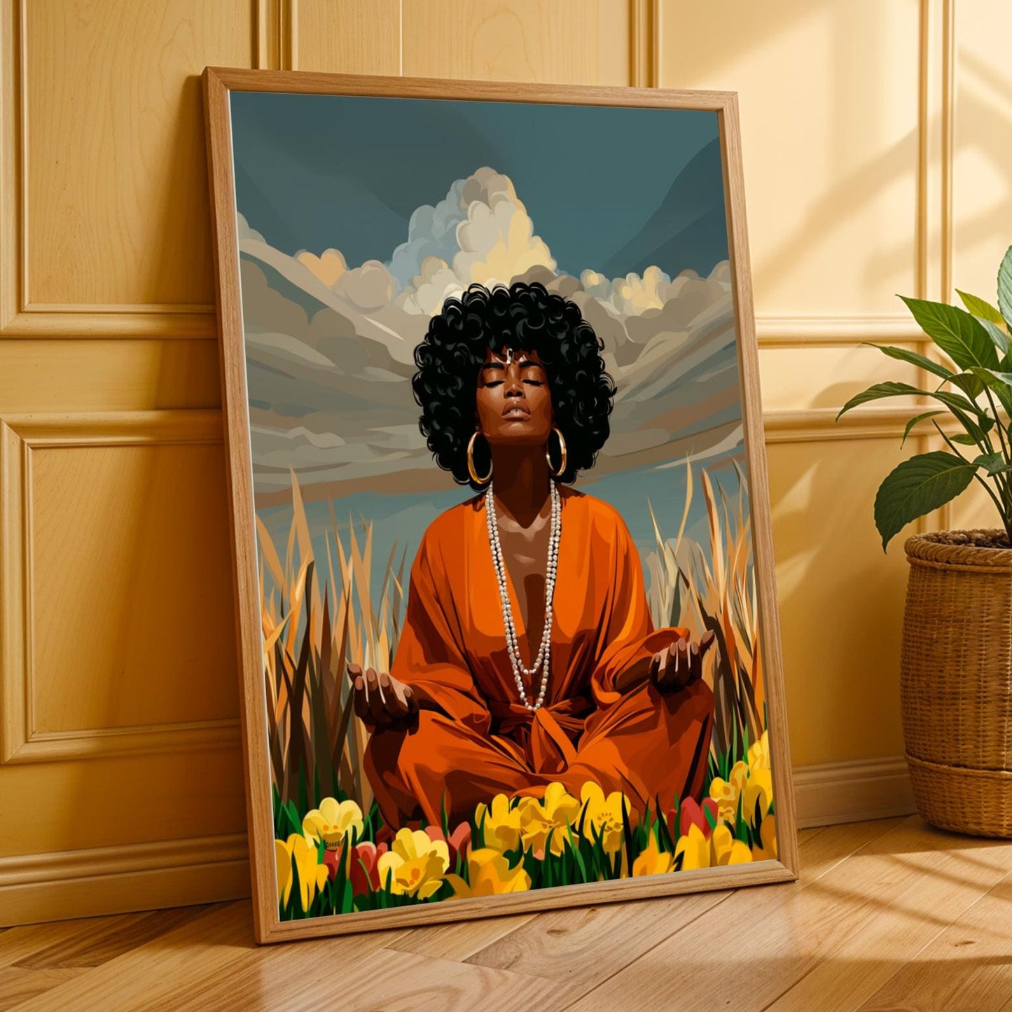 Meditation In Nature Wall Art Print Soluna Soul