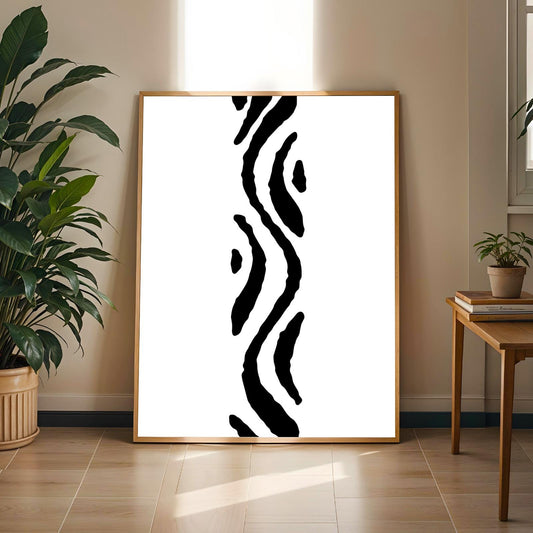Abstract Geometric Wall Art Print Soluna Soul