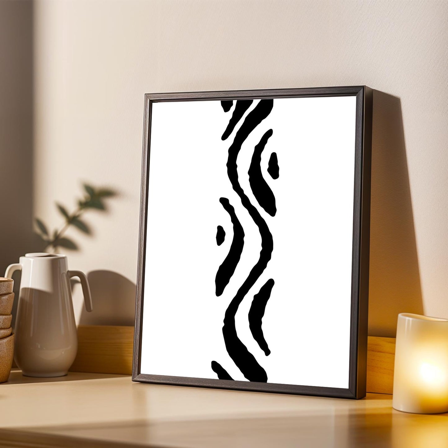 Abstract Geometric Wall Art Print Soluna Soul