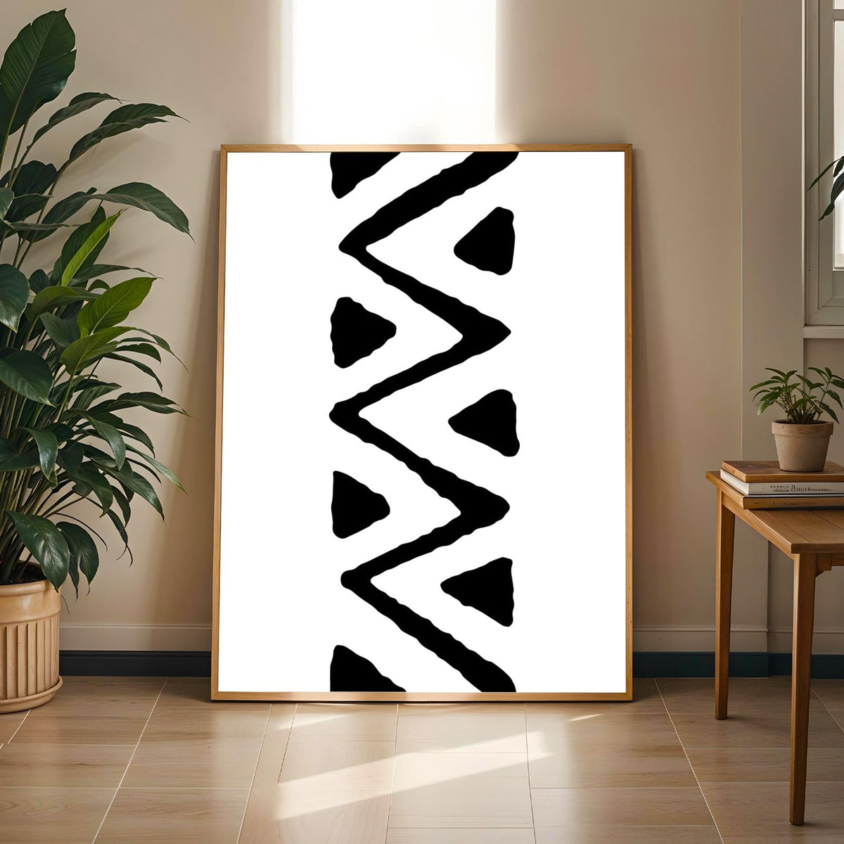 Abstract Geometric Wall Art Print Soluna Soul