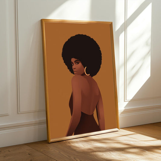 Grace Defined - Elegant Woman Wall Art Print