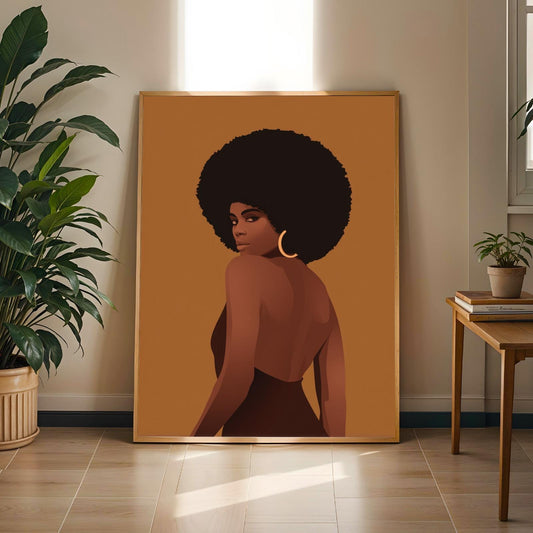 Grace Defined - Elegant Woman Wall Art Print Soluna Soul