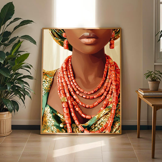 "Owambe" Series Wall Art Print Soluna Soul