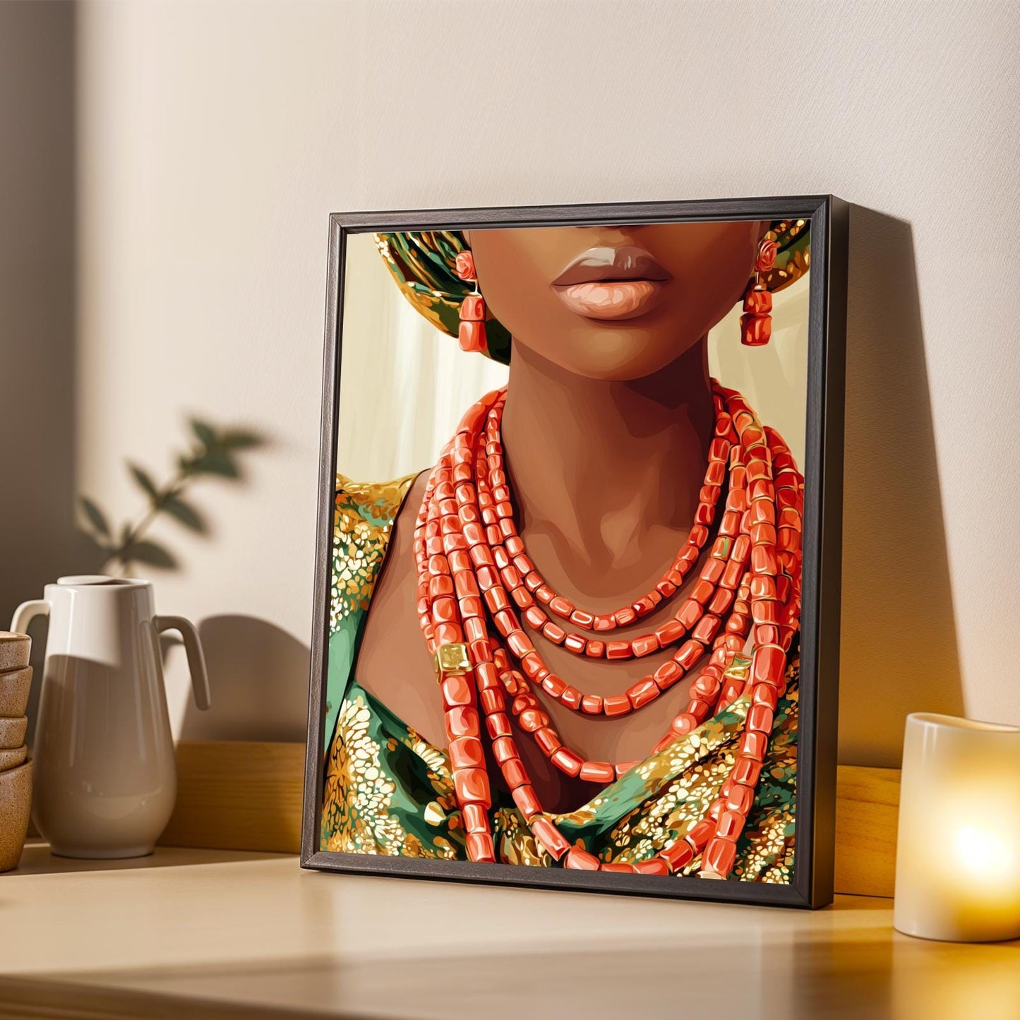 "Owambe" Series Wall Art Print Soluna Soul
