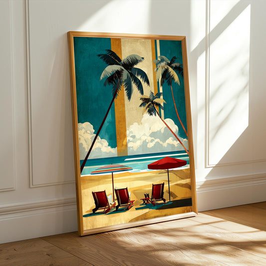 Bardabos Beach Reimagined Wall Art Print