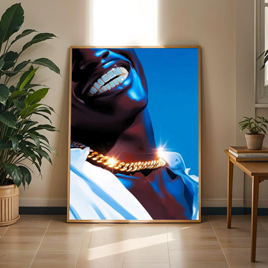 Diamond Grillz Wall Art Print Soluna Soul