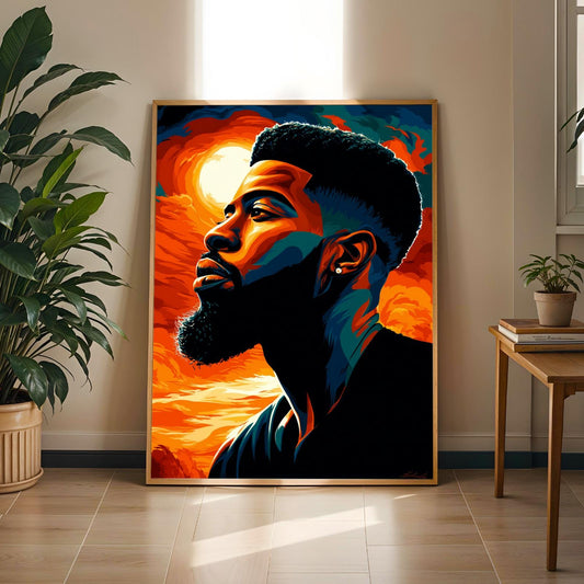 Fiery Sky Wall Art Print Soluna Soul