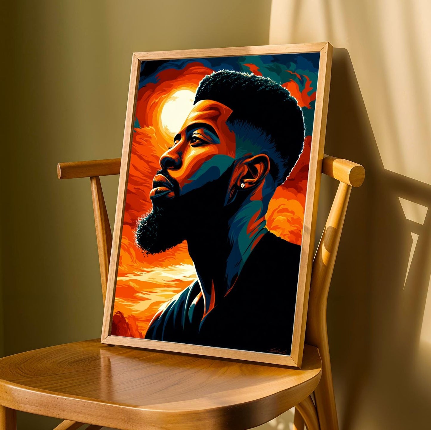 Fiery Sky Wall Art Print