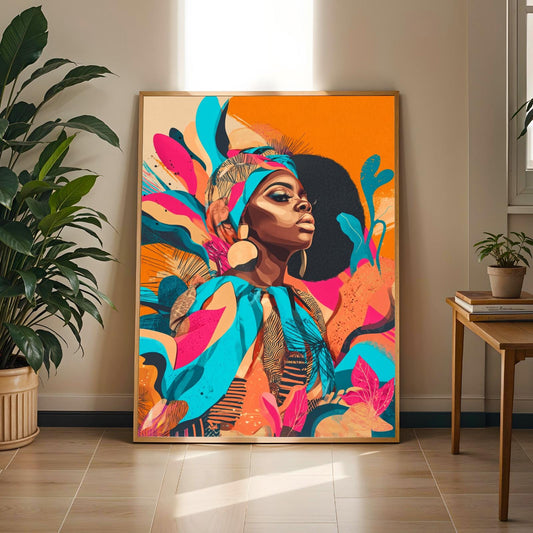 Grace Defined - Elegant Woman Wall Art Print Soluna Soul