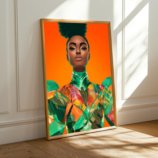 Grace Defined - Elegant Woman Wall Art Print