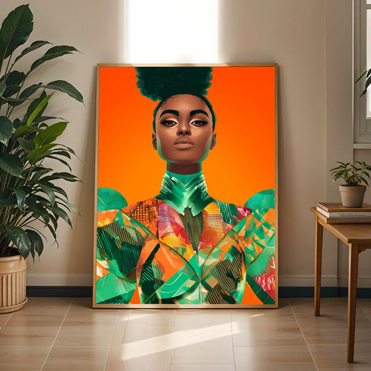 Grace Defined - Elegant Woman Wall Art Print Soluna Soul