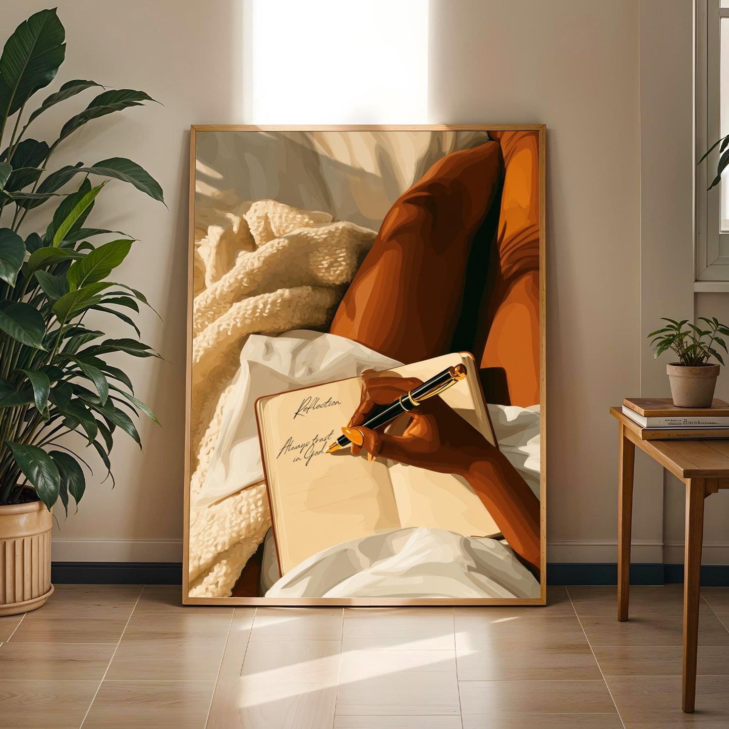 Dear Diary - Modern Afrocentric Wall Art Print