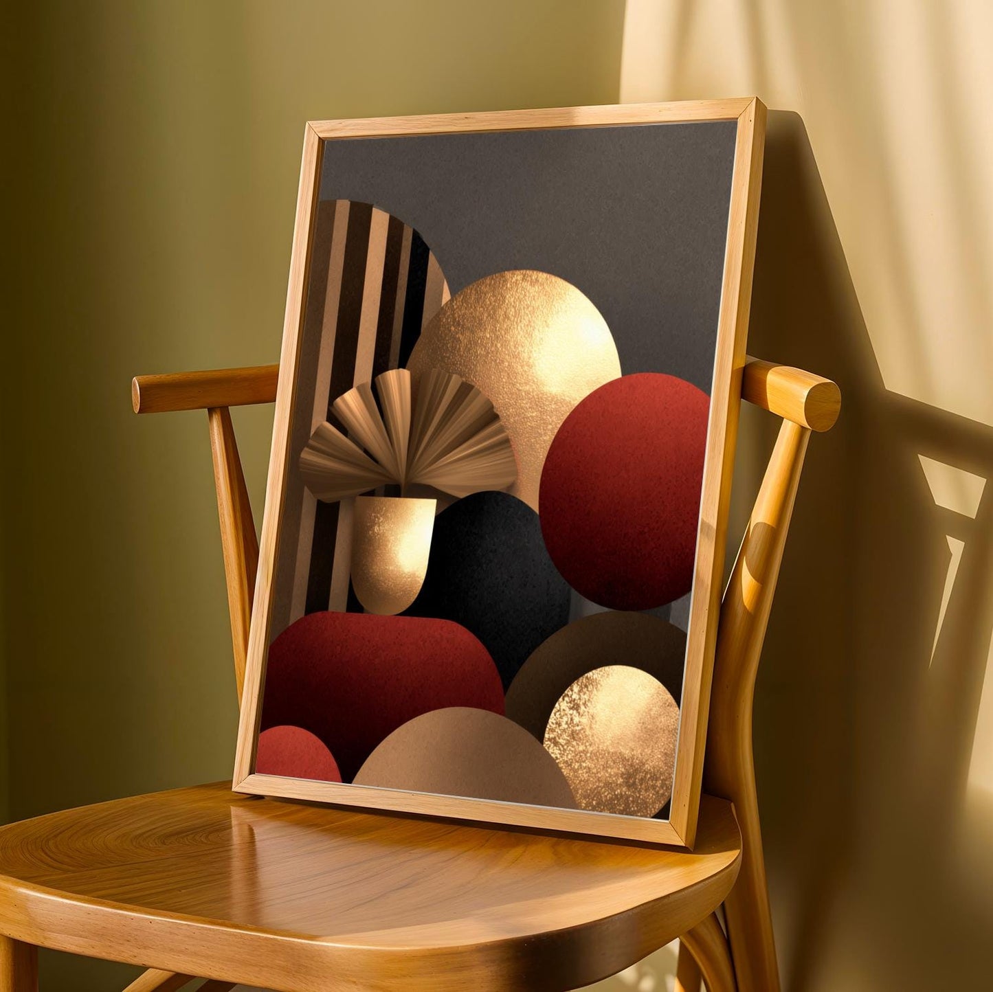 Abstract Geometric Wall Art Print