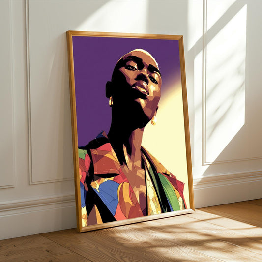 Bold Statement - Modern Afrocentric Wall Art Print