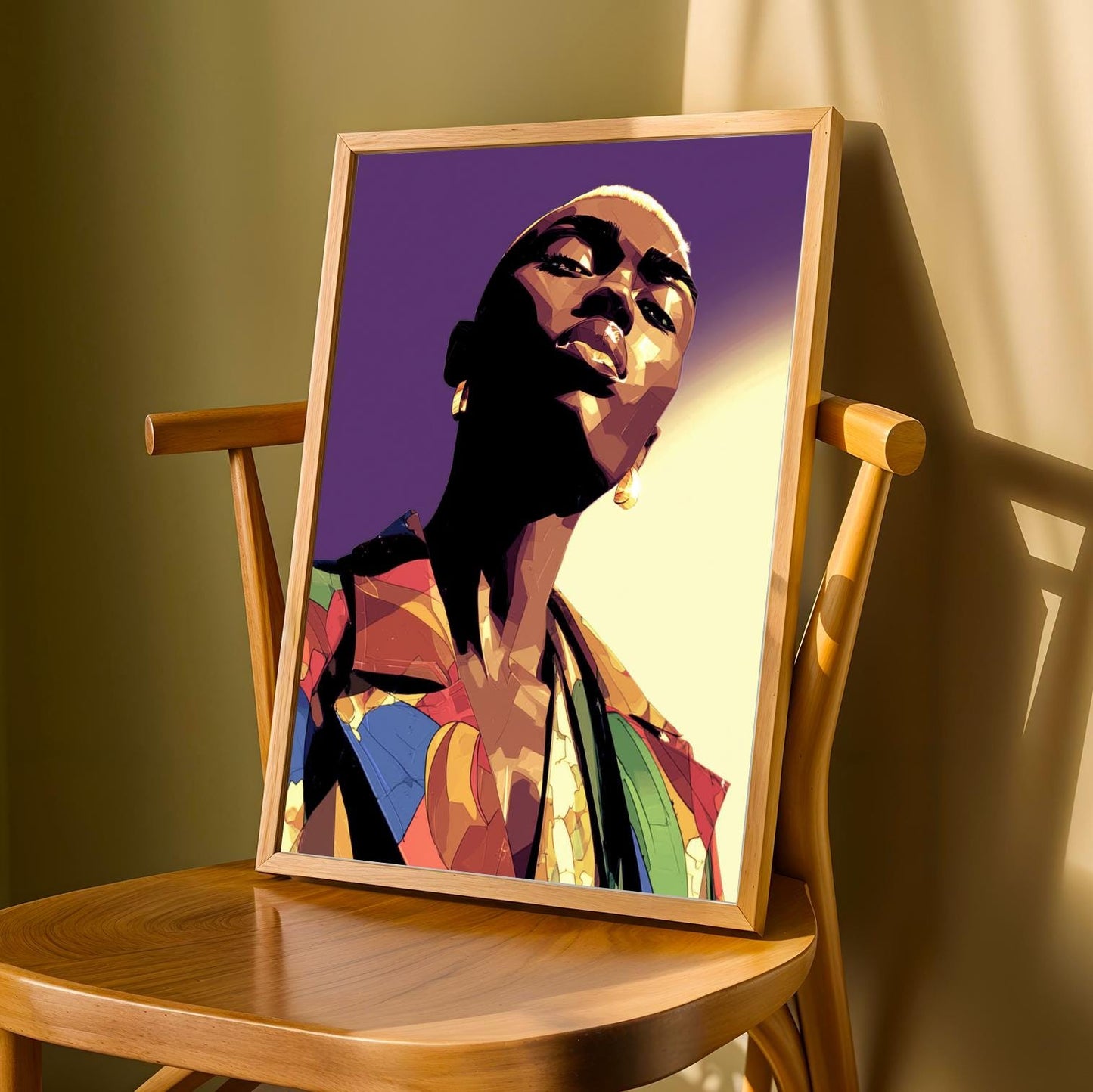 Bold Statement - Modern Afrocentric Wall Art Print