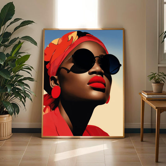 Grace Defined - Elegant Woman Wall Art Print Soluna Soul