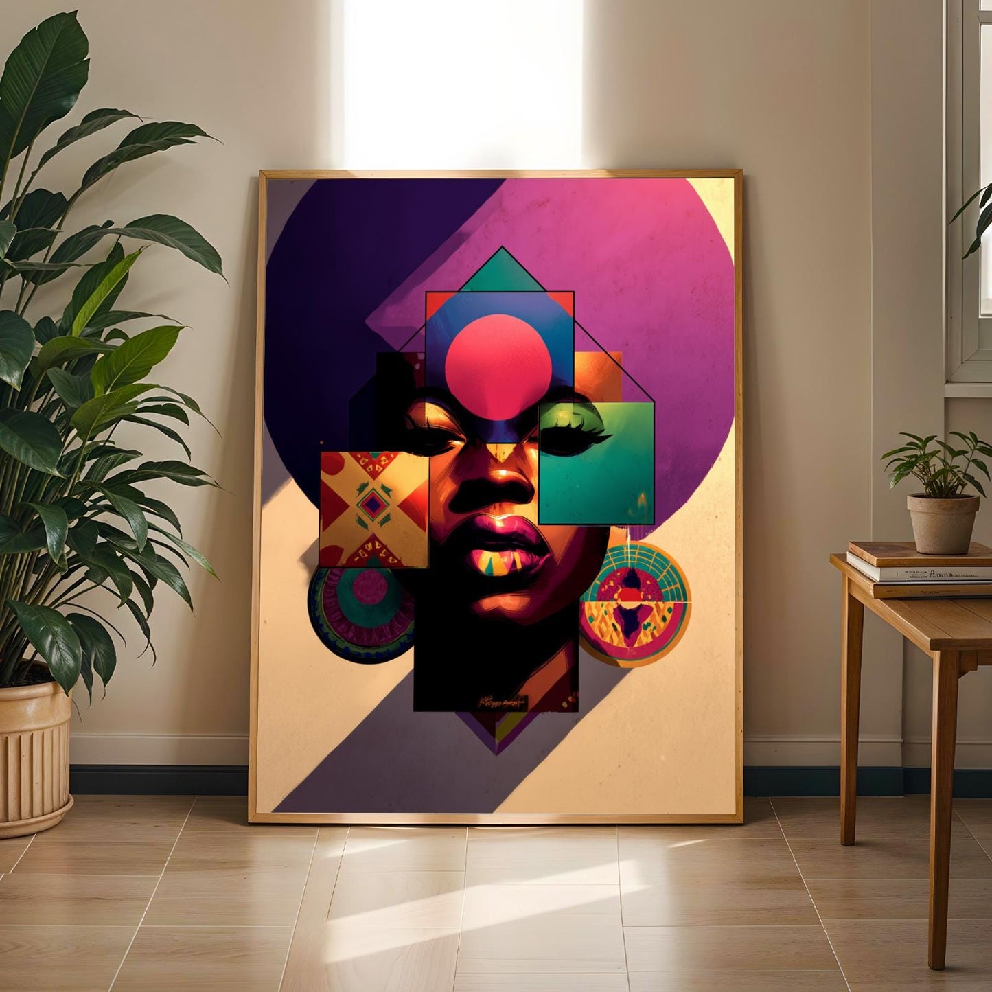 Abstract Geometric Wall Art Print