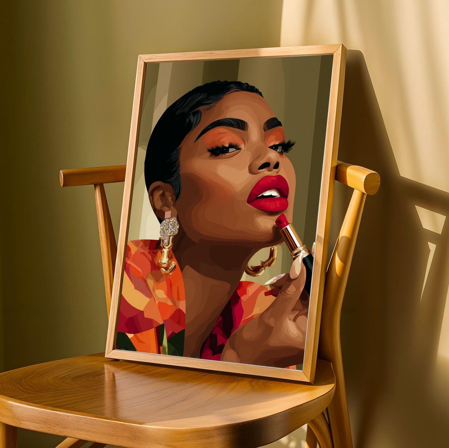 Grace Defined - Elegant Woman Wall Art Print