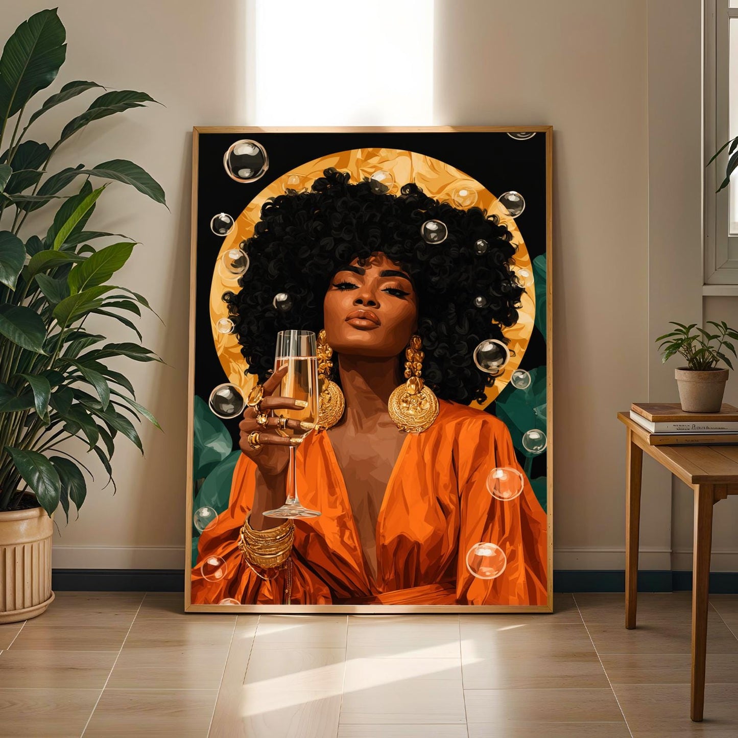 Bold Statement - Modern Afrocentric Wall Art Print