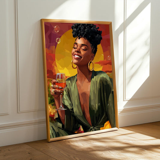 "Cheers to Me" Wall Art Print