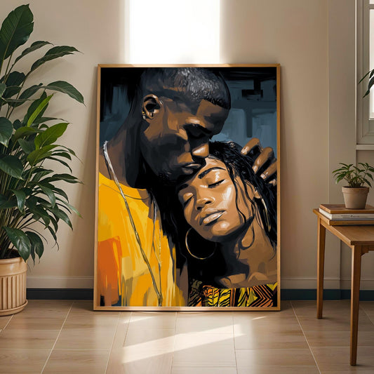 Modern Intimate Moment Wall Art Print Soluna Soul