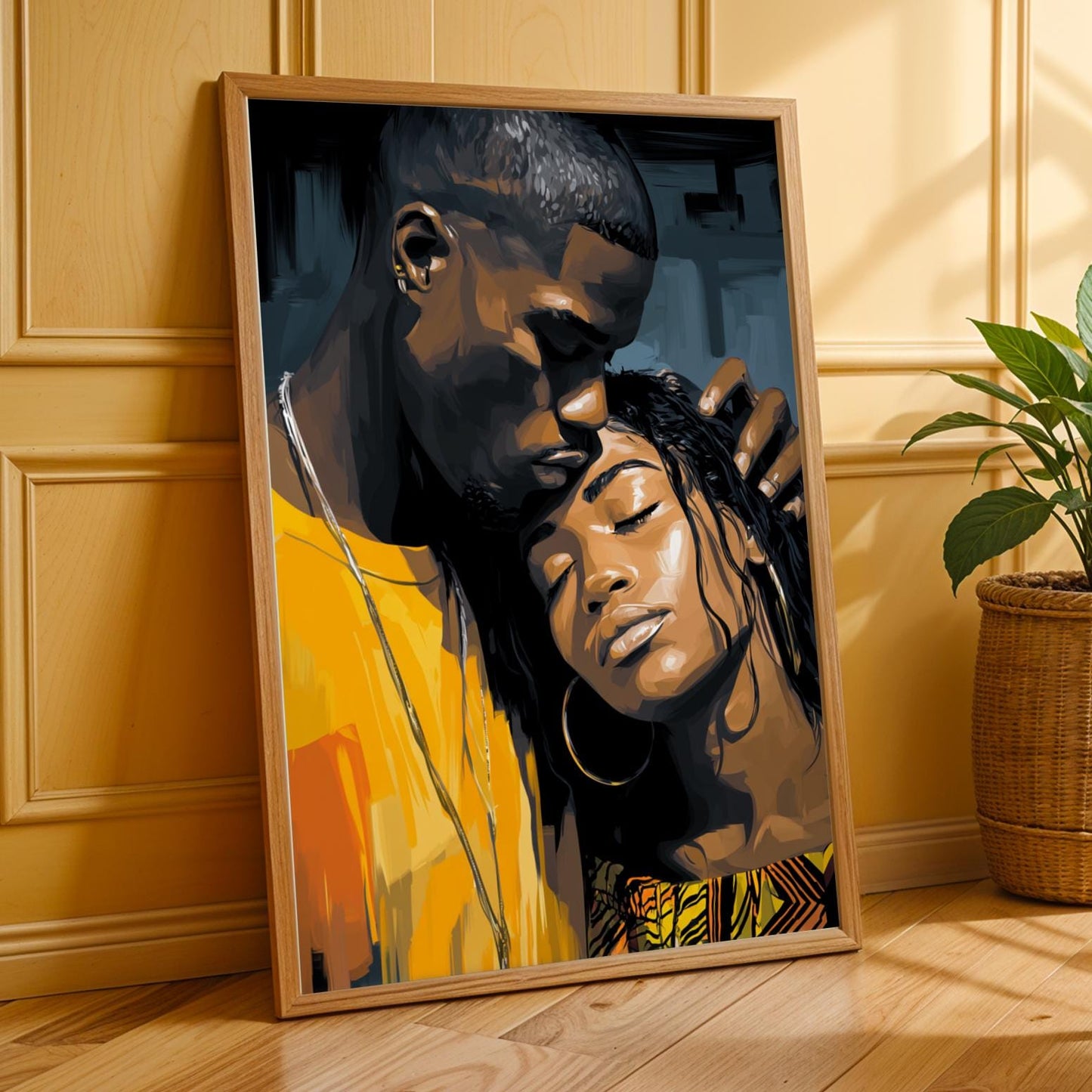 Modern Intimate Moment Wall Art Print Soluna Soul