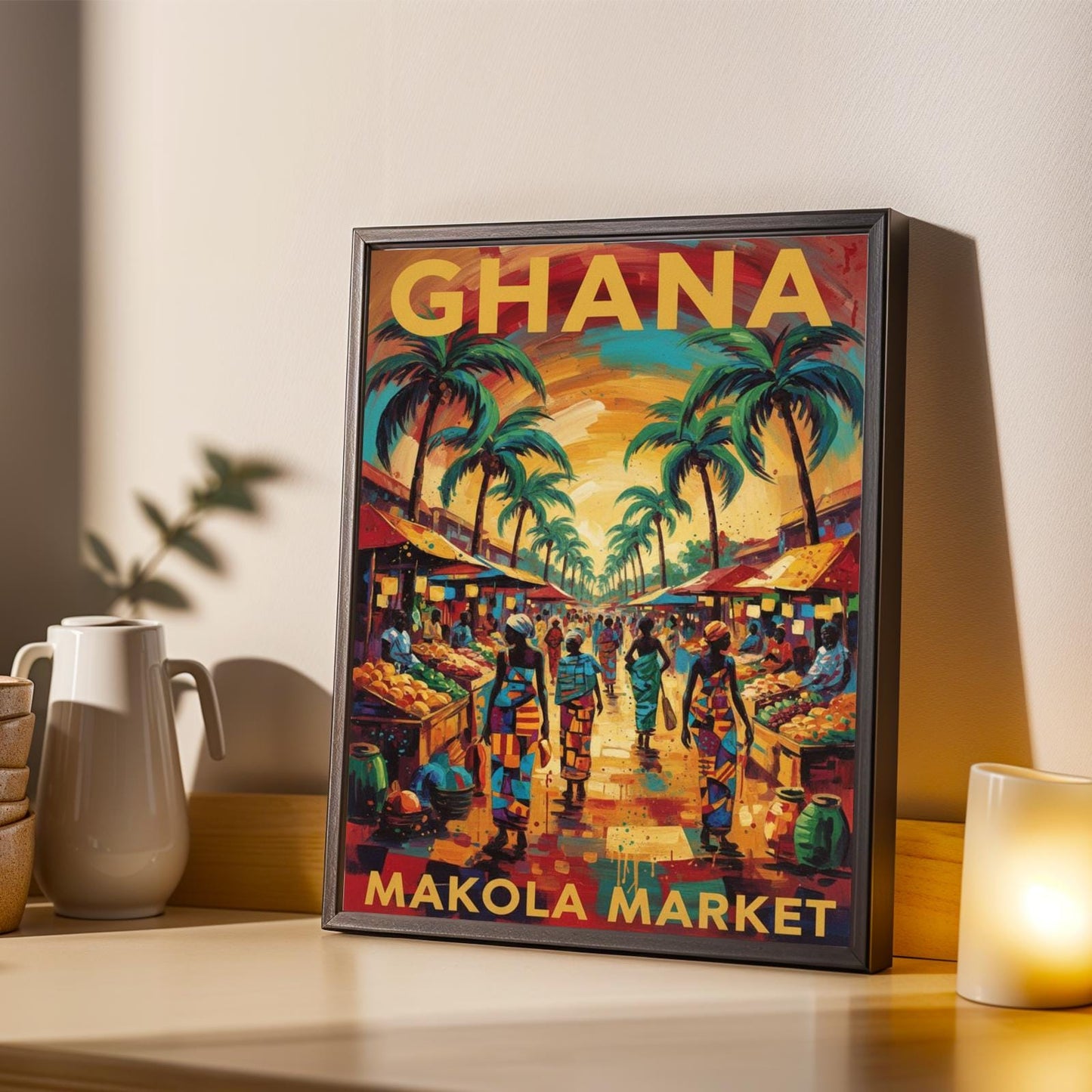 Makola Market Ghana Poster (Digital Download)