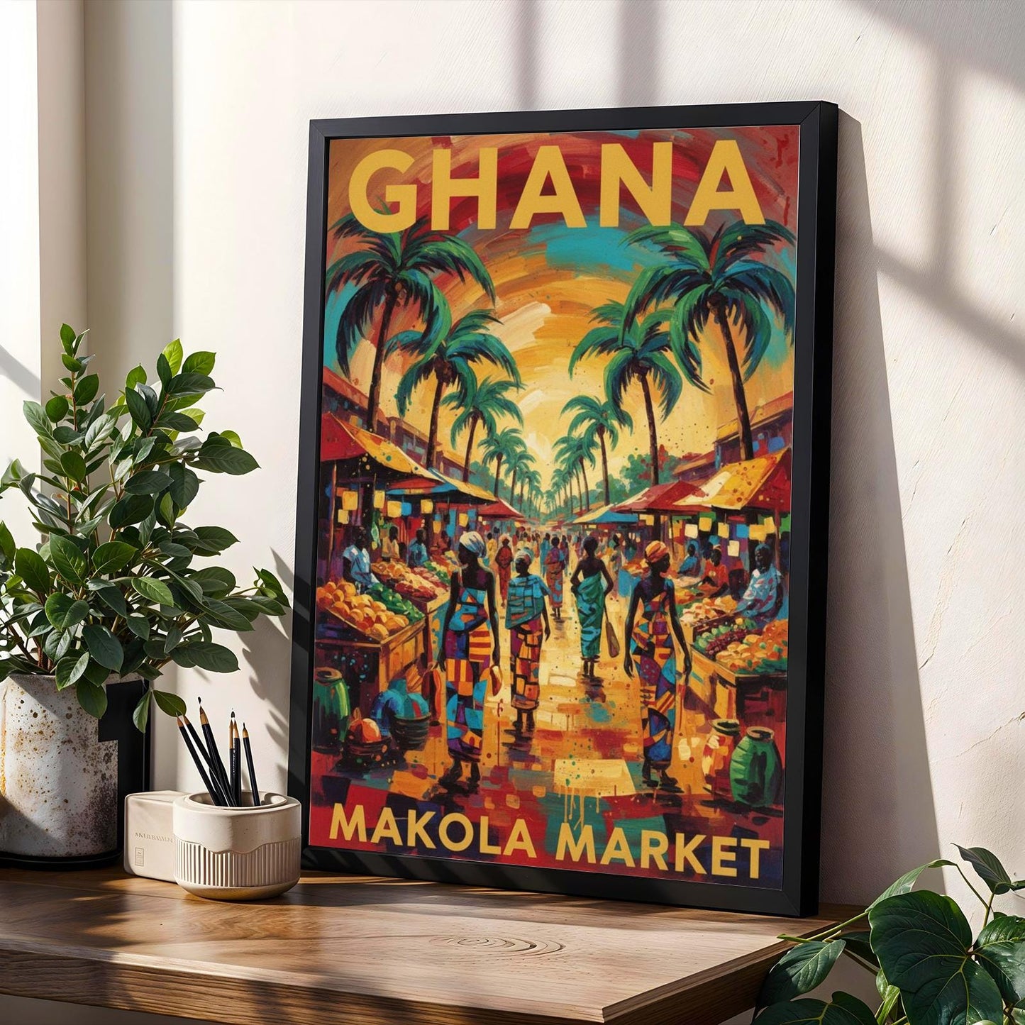 Makola Market Ghana Wall Art Print