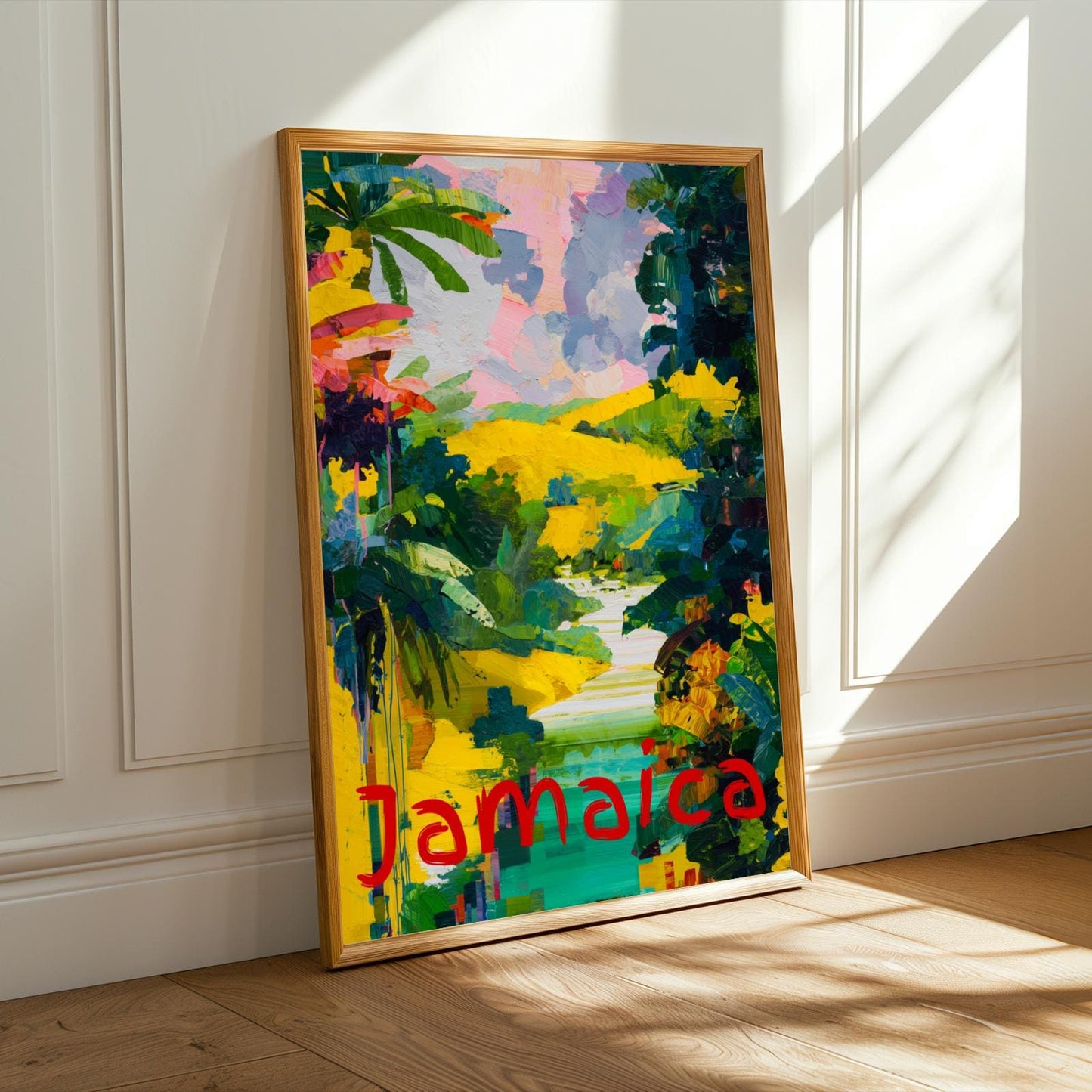 Jamaican Landscape Travel Wall Art Print