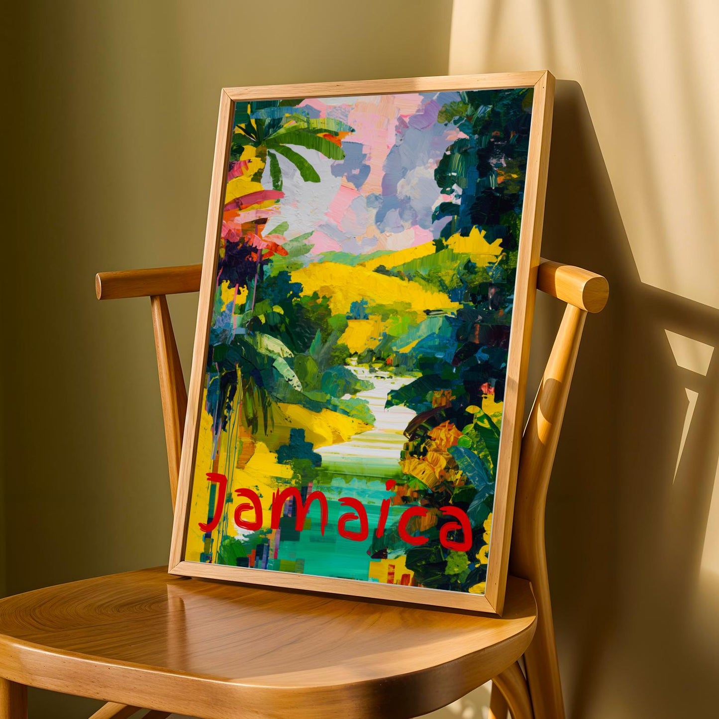 Jamaican Landscape Travel Wall Art Print