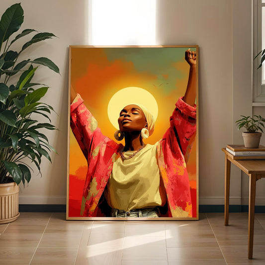 Empowerment Figure Wall Art Print Soluna Soul