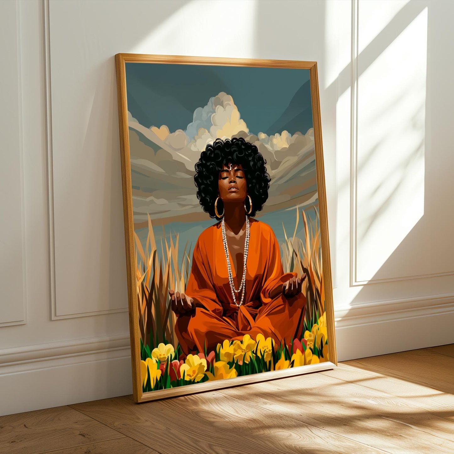 Meditation In Nature Wall Art Print