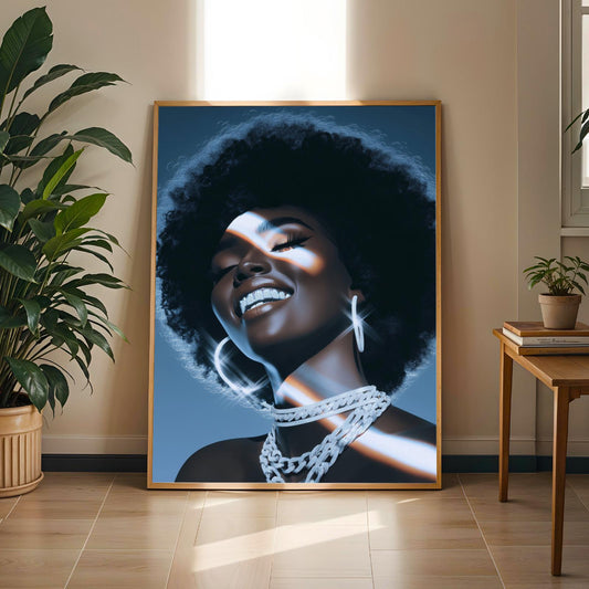 Radiant Smile Wall Art Print
