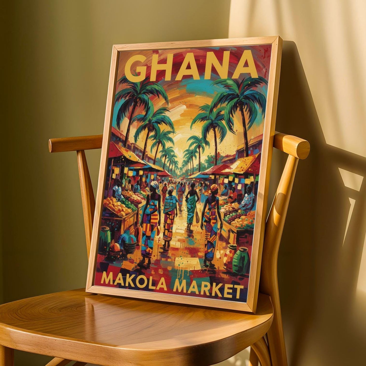 Makola Market Ghana Wall Art Print