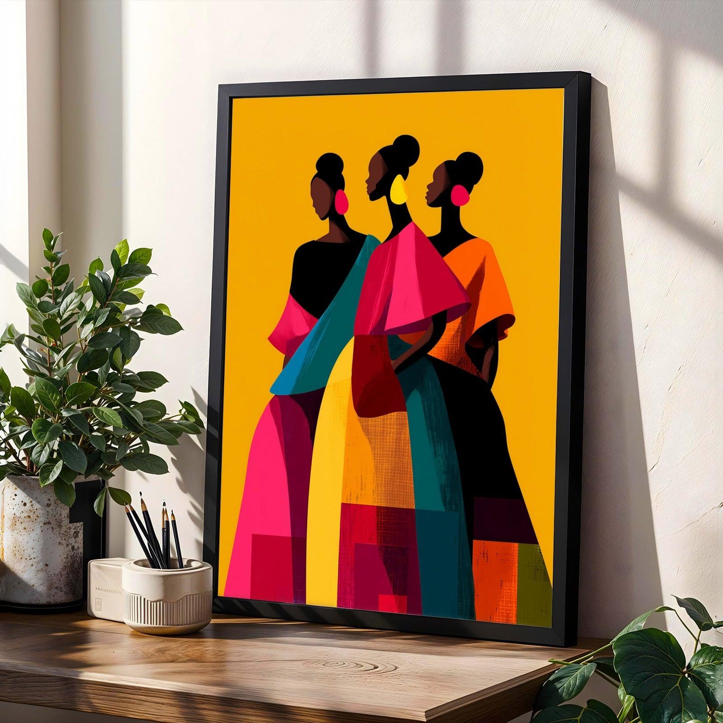 African Beauty Wall Art Print