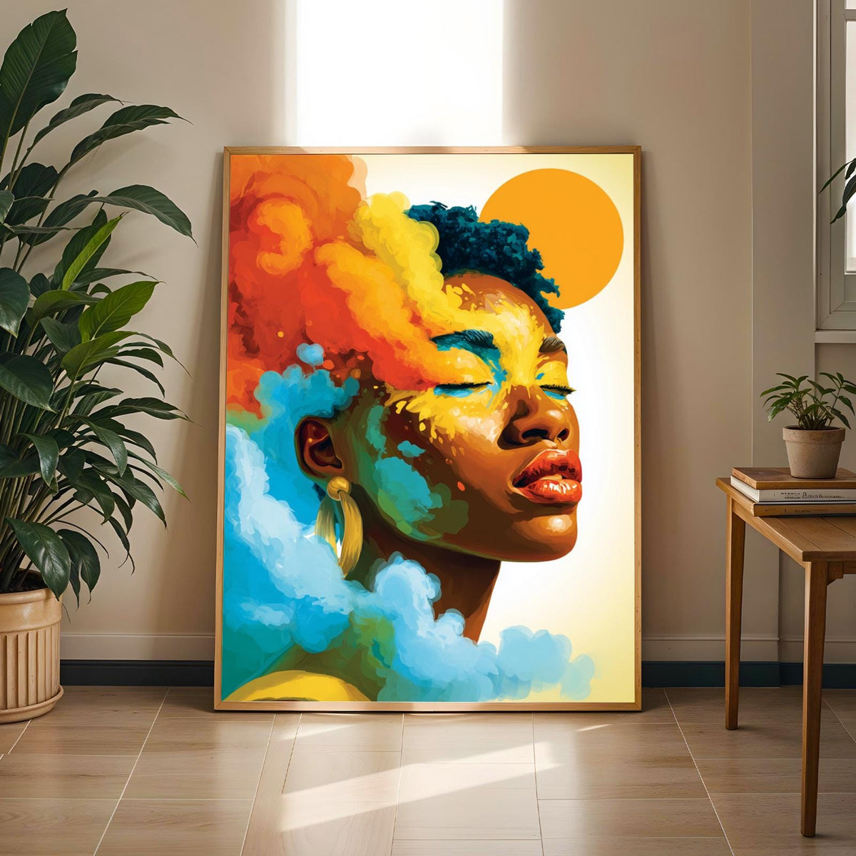 Color-Splash Portrait Wall Art Print Soluna Soul
