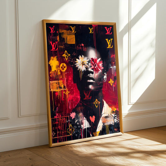 Monochrome Portrait Wall Art Print Soluna Soul